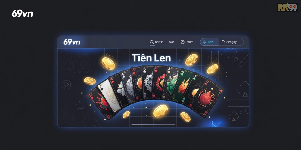 Hình minh họa giao diện game bài đổi thưởng 69vn với các trò chơi phổ biến